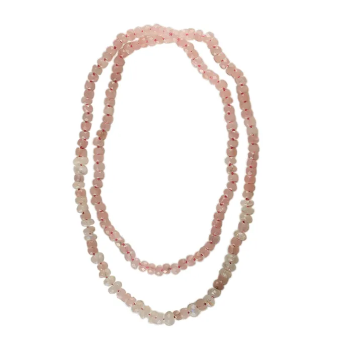Nava Zahavi Necklaces Nava Zahavi Rose Quartz Charlie Chaplin Necklace