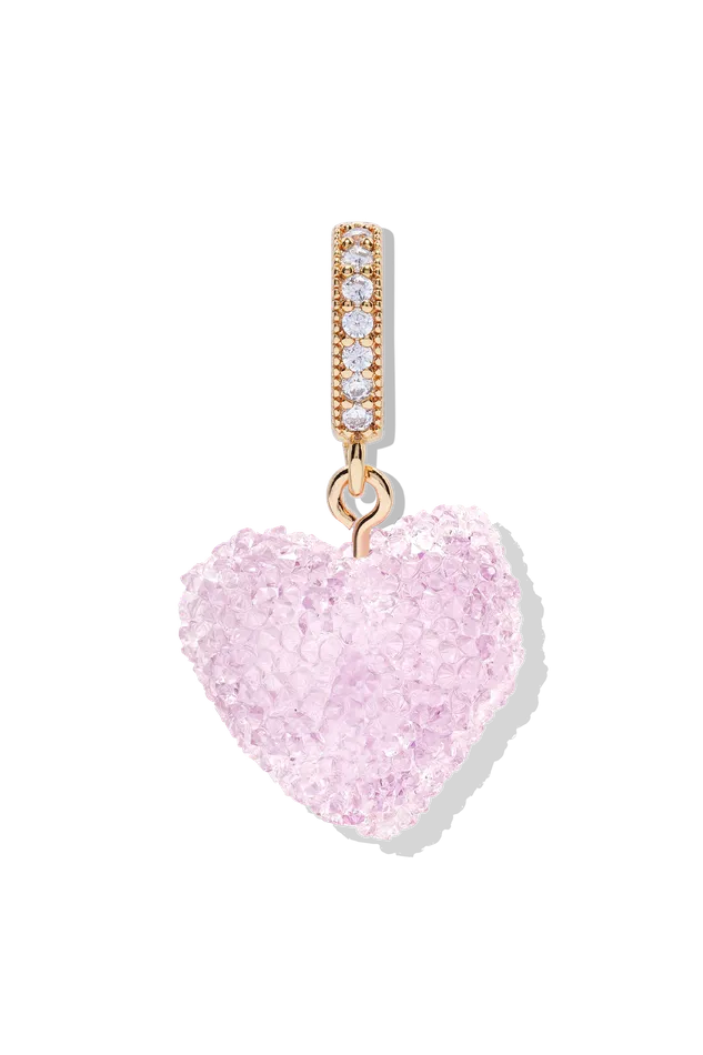 Necklaces Crystal Haze Jewelry EU Jelly Heart Pave Connector Tuttifrutti