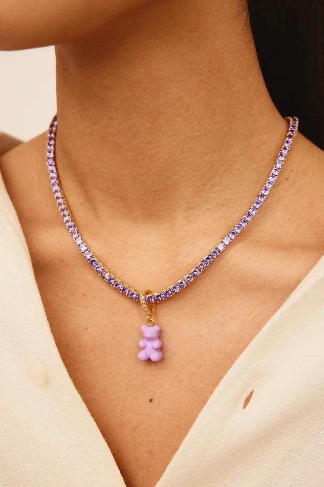 Necklaces Crystal Haze Jewelry Serena necklace Lavender