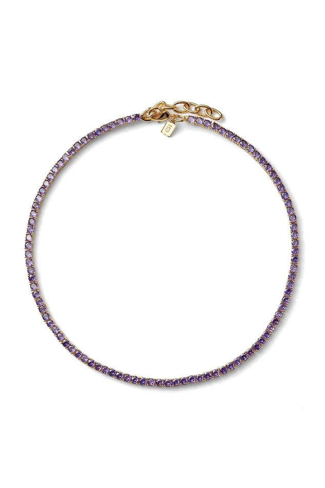 Necklaces Crystal Haze Jewelry Serena necklace Lavender
