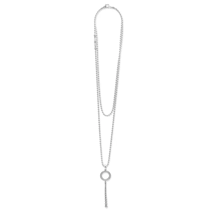 Necklaces LAGOS Caviar Spark Drop Circle Diamond Pendant Necklace