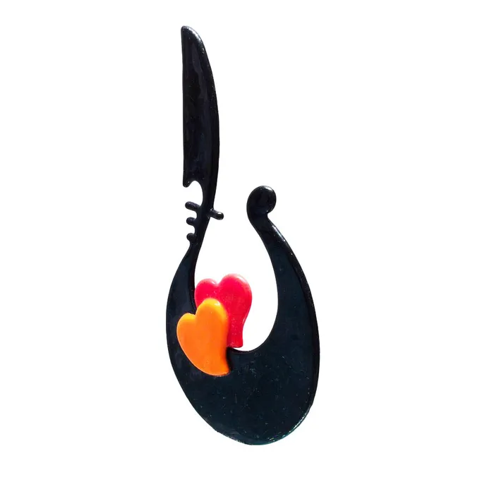 Necklaces MuranoVItrum Heart gondola size from 6 up to 22 cm Necklaces MuranoVItrum Heart gondola size from 6 up to 22 cm