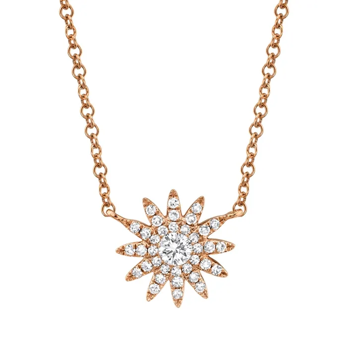 Necklaces SHY CREATIONS 015CT DIAMOND STARBURST NECKLACE
