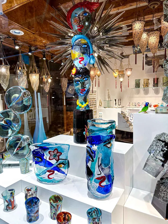Necklaces Vase Valentine Blown Murano glass tall Vetreria Badioli
