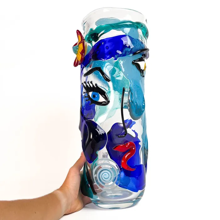Necklaces Vase Valentine Blown Murano glass tall Vetreria Badioli