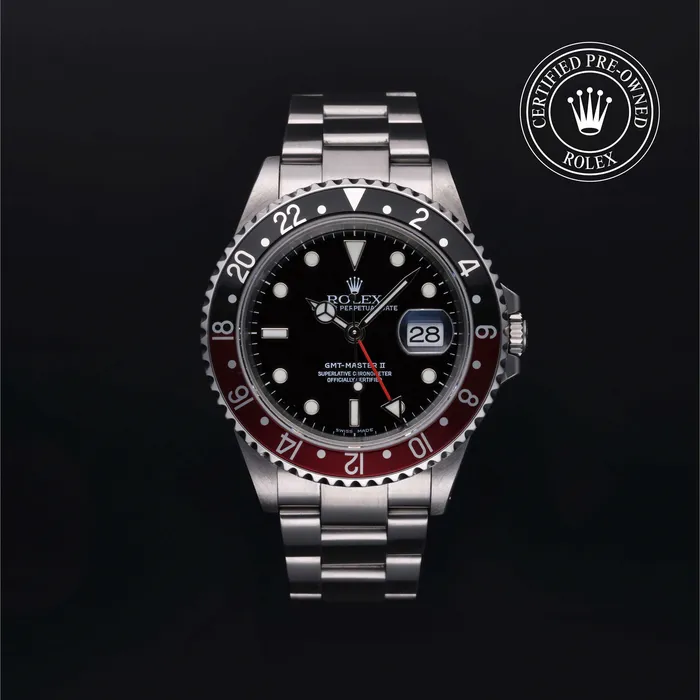Oyster Perpetual GMTMaster II Rolex Certified PreOwned Earrings