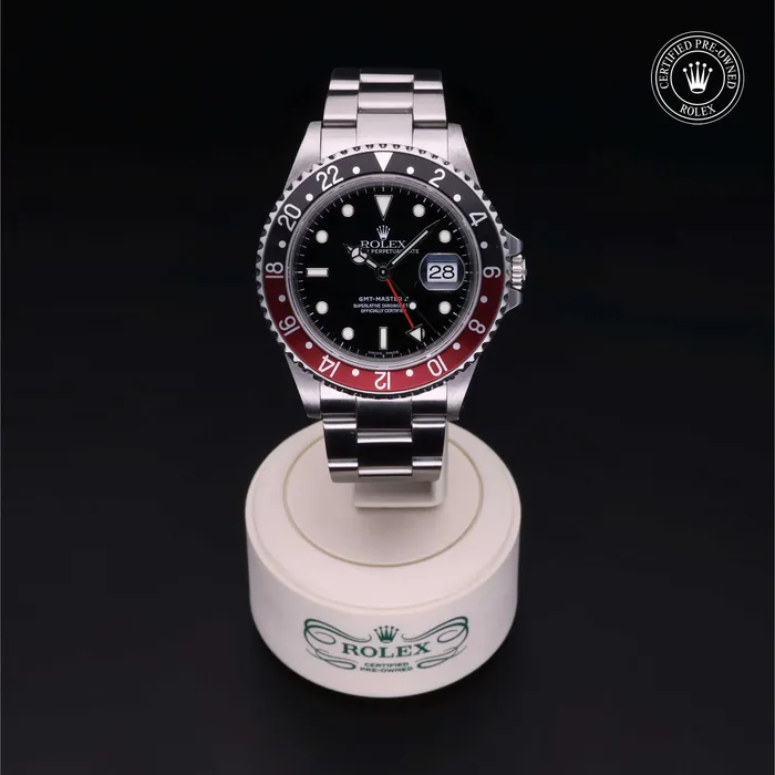 Oyster Perpetual GMTMaster II Rolex Certified PreOwned Earrings
