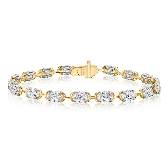 Phillips House Bracelets Oval Cut Diamond Bar Bracelet