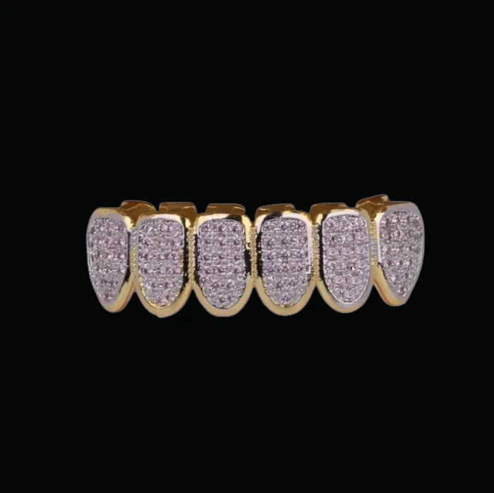 Purple Stones Iced Out Diamond Grillz COLORFUL Earrings