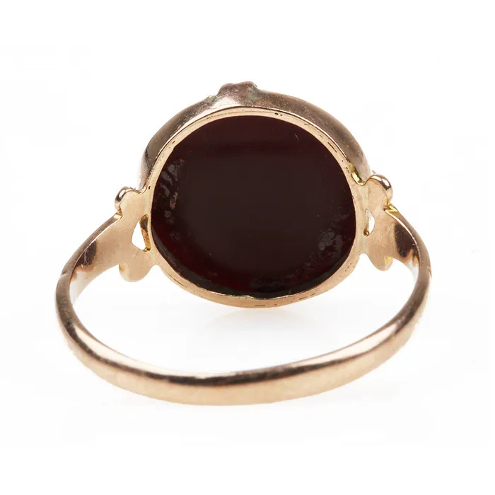 Rings Bell Bird Antiques Edwardian Carnelian Intaglio Ring