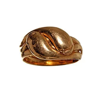 Rings Bell Bird Antiques Gold Edwardian Entwined Snake Ring
