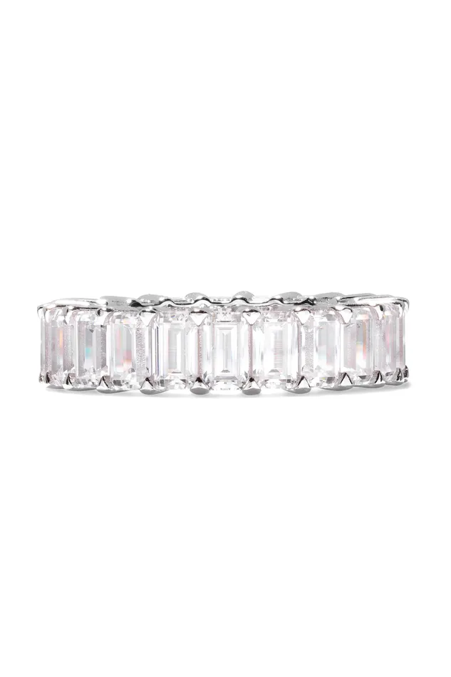 Rings Crystal Haze Jewelry Baguette Alliance Ring