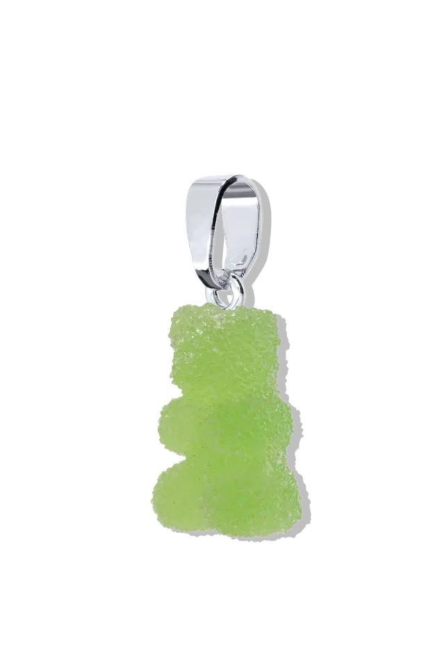 Rings Crystal Haze Jewelry EU Fizzy Nostalgia Bear Classic connector Silver plated Sour Apple