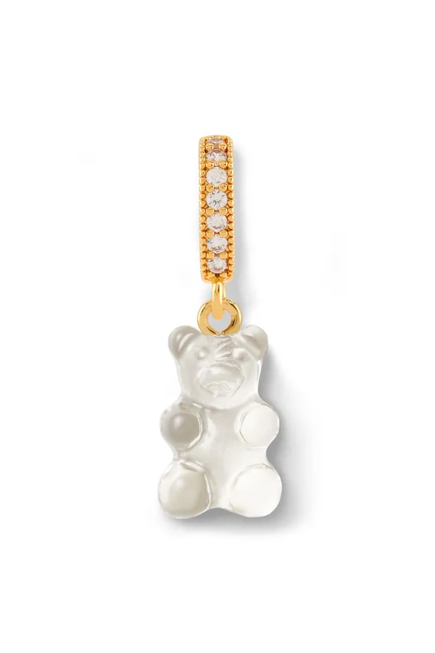 Rings Crystal Haze Jewelry Nostalgia bear Pave connector Iced