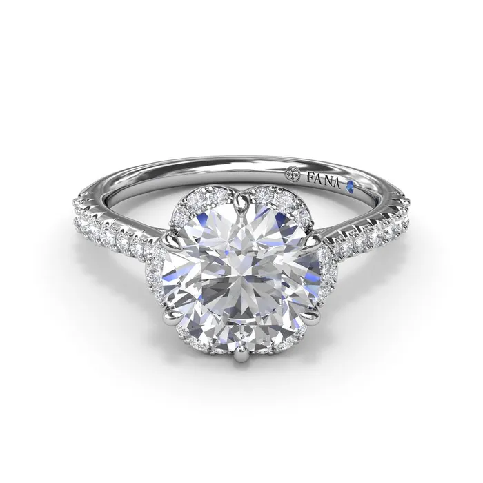 Rings FANA Blossoming Halo Diamond Engagement Ring