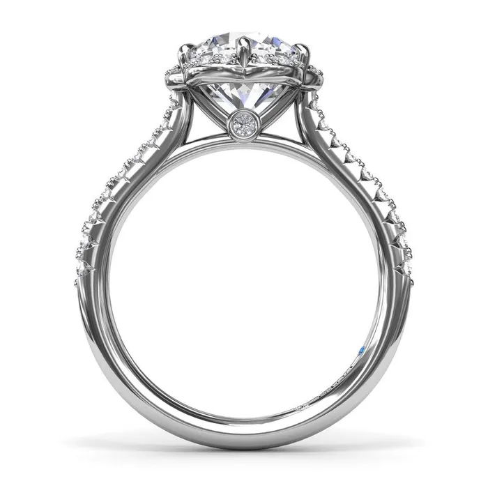 Rings FANA Blossoming Halo Diamond Engagement Ring