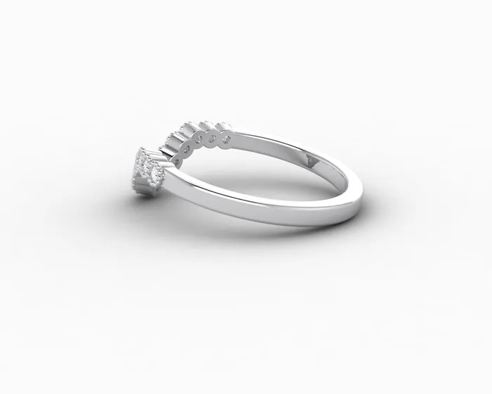 Rings Jolene 16 Ct Curved Wedding Band Sapheena Jewelry