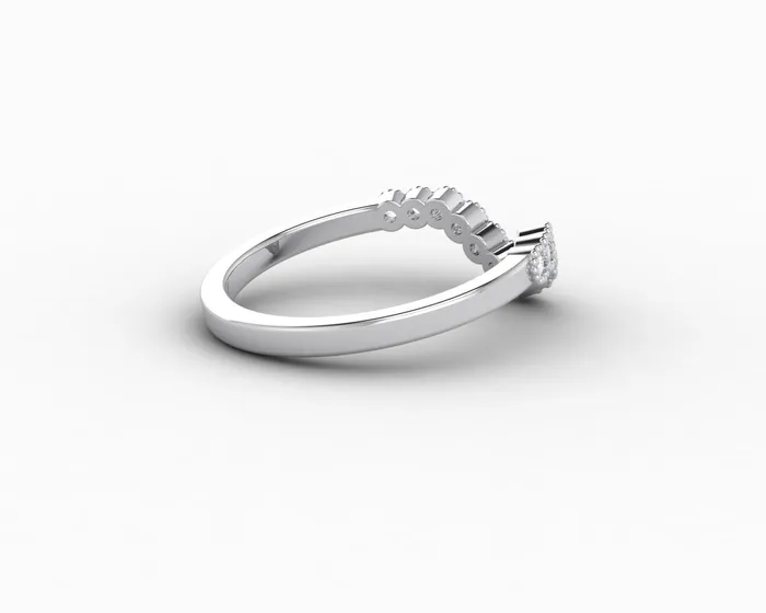 Rings Jolene 16 Ct Curved Wedding Band Sapheena Jewelry