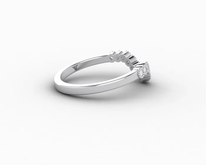 Rings Jolene 16 Ct Curved Wedding Band Sapheena Jewelry