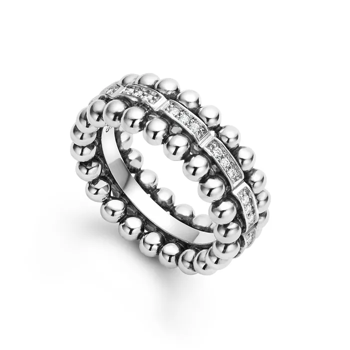 Rings LAGOS Caviar Spark Caviar Beaded Diamond Ring