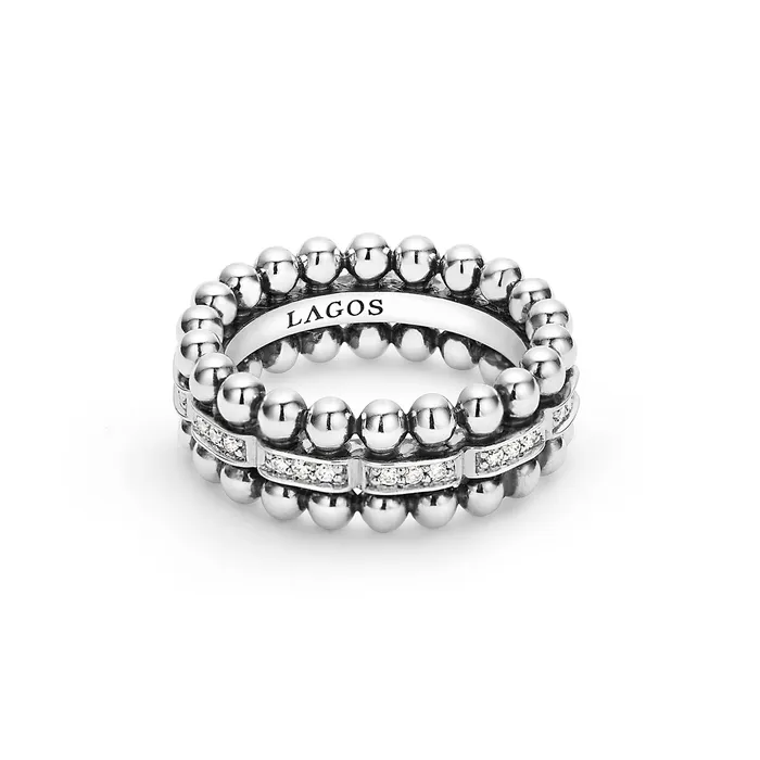 Rings LAGOS Caviar Spark Caviar Beaded Diamond Ring