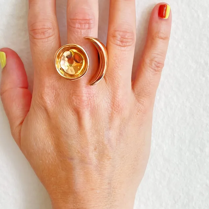 Rings Monica Castiglioni Monica Castiglioni Aperti 33 Bronze Ring