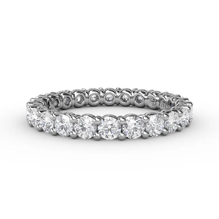Rings Shared Prong Eternity Band FANA