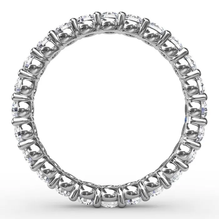 Rings Shared Prong Eternity Band FANA