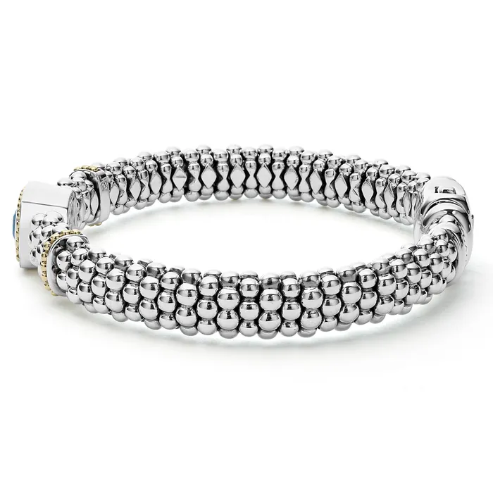 Rittenhouse Swiss Blue Topaz Caviar Bracelet 9mm LAGOS Bracelets
