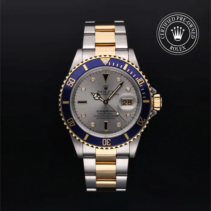 Rolex Certified PreOwned Oyster Perpetual Submariner Date Earrings