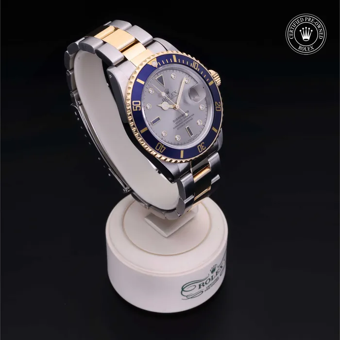 Rolex Certified PreOwned Oyster Perpetual Submariner Date Earrings