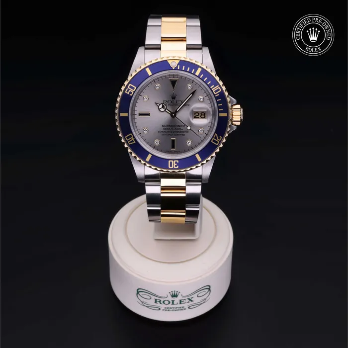 Rolex Certified PreOwned Oyster Perpetual Submariner Date Earrings