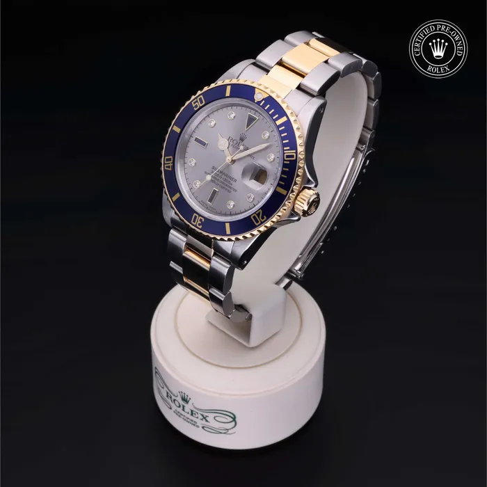 Rolex Certified PreOwned Oyster Perpetual Submariner Date Earrings