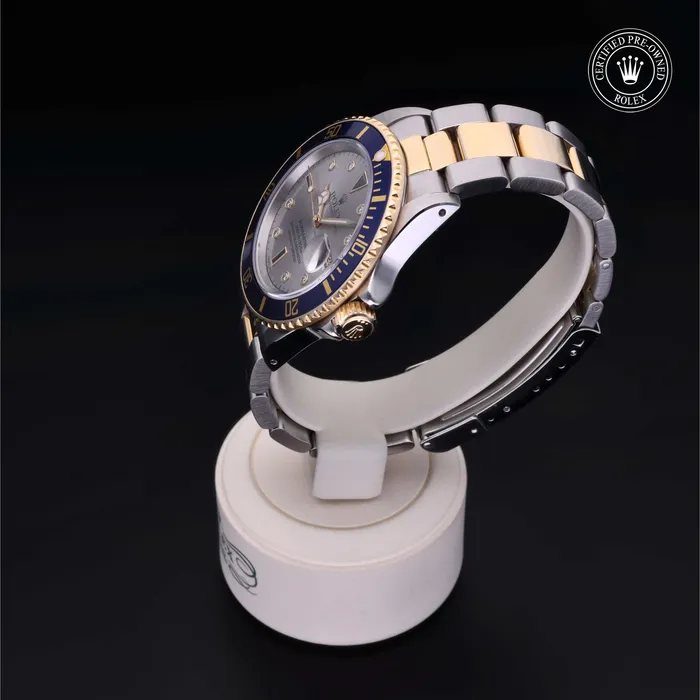 Rolex Certified PreOwned Oyster Perpetual Submariner Date Earrings