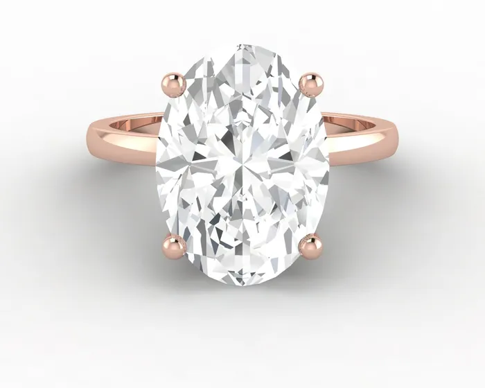 Sapheena Jewelry Rings Luce 60 Ct Oval Cut Engagement Ring