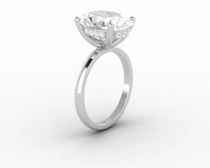 Sapheena Jewelry Rings Luce 60 Ct Oval Cut Engagement Ring