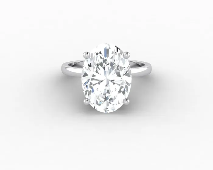 Sapheena Jewelry Rings Luce 60 Ct Oval Cut Engagement Ring