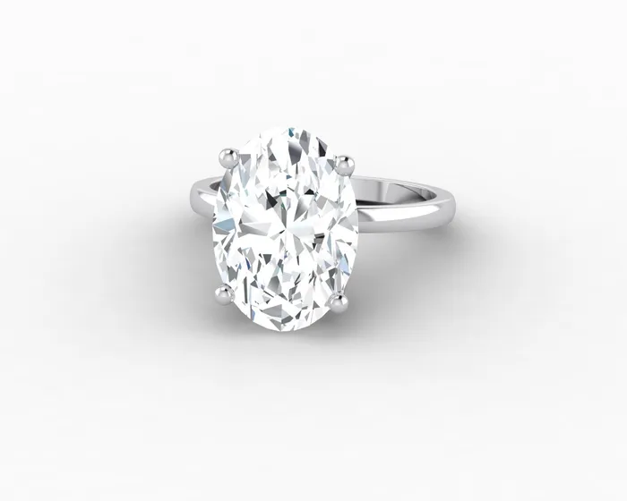 Sapheena Jewelry Rings Luce 60 Ct Oval Cut Engagement Ring