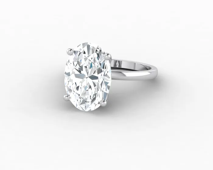 Sapheena Jewelry Rings Luce 60 Ct Oval Cut Engagement Ring