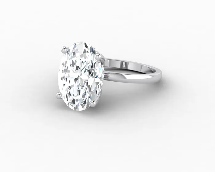 Sapheena Jewelry Rings Luce 60 Ct Oval Cut Engagement Ring
