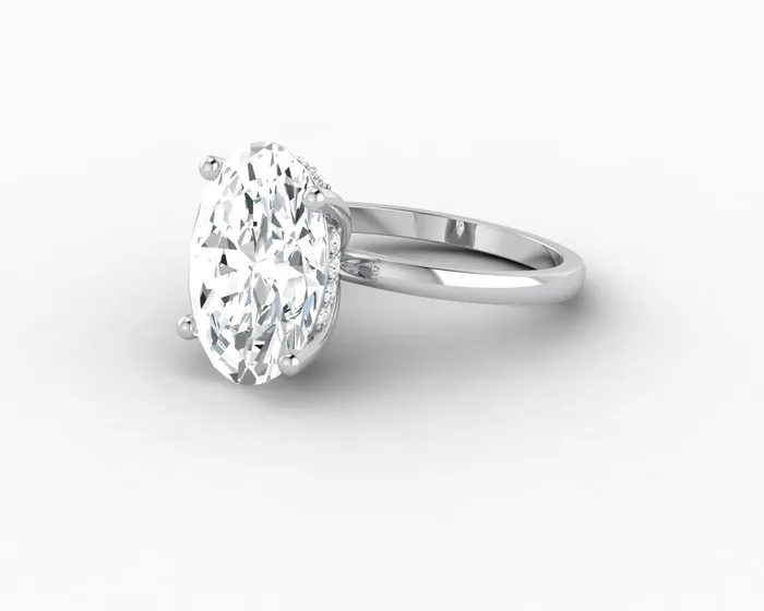 Sapheena Jewelry Rings Luce 60 Ct Oval Cut Engagement Ring