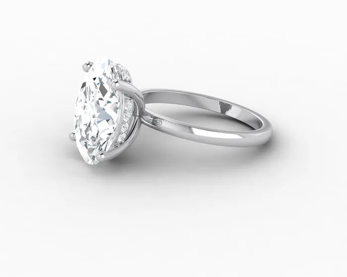 Sapheena Jewelry Rings Luce 60 Ct Oval Cut Engagement Ring