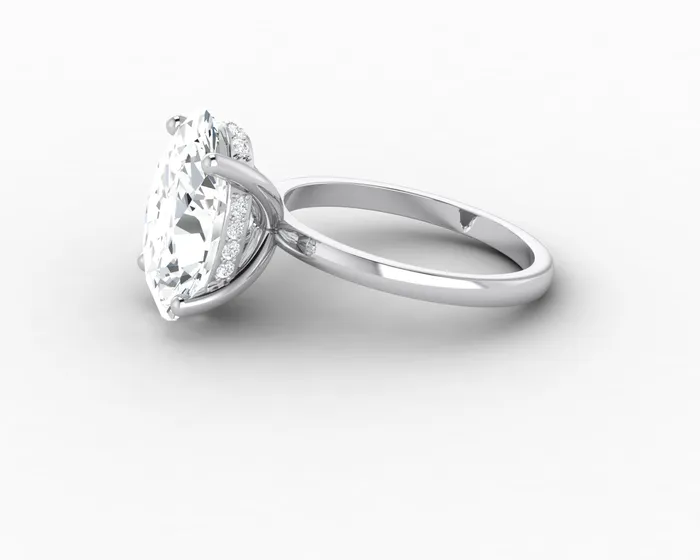 Sapheena Jewelry Rings Luce 60 Ct Oval Cut Engagement Ring