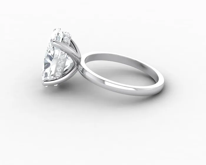 Sapheena Jewelry Rings Luce 60 Ct Oval Cut Engagement Ring