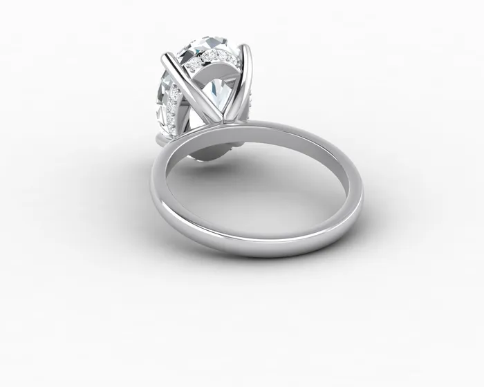 Sapheena Jewelry Rings Luce 60 Ct Oval Cut Engagement Ring