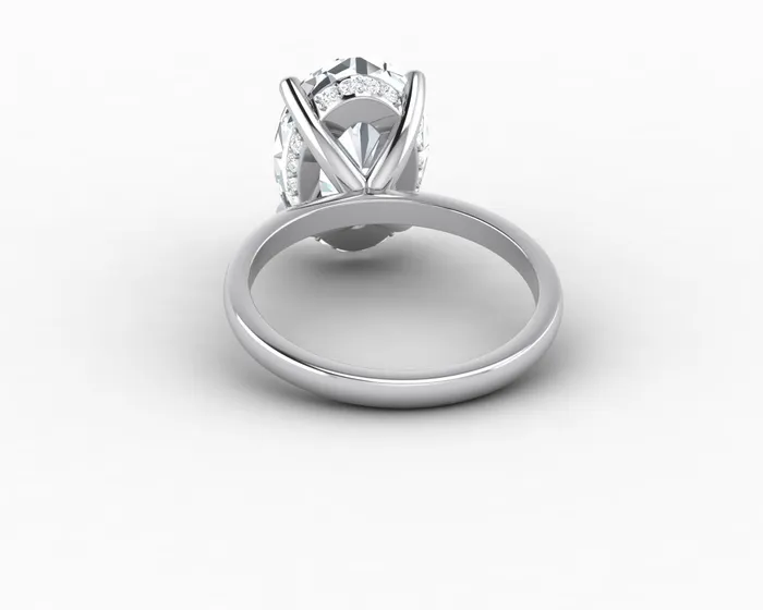 Sapheena Jewelry Rings Luce 60 Ct Oval Cut Engagement Ring