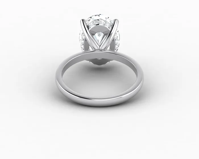 Sapheena Jewelry Rings Luce 60 Ct Oval Cut Engagement Ring
