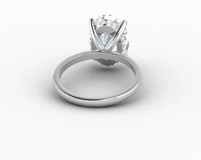 Sapheena Jewelry Rings Luce 60 Ct Oval Cut Engagement Ring