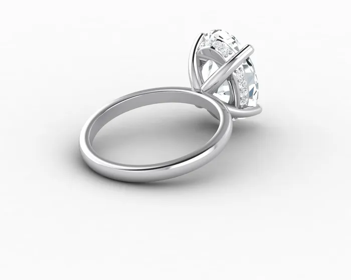 Sapheena Jewelry Rings Luce 60 Ct Oval Cut Engagement Ring