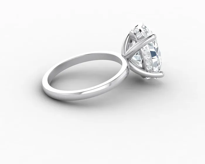 Sapheena Jewelry Rings Luce 60 Ct Oval Cut Engagement Ring